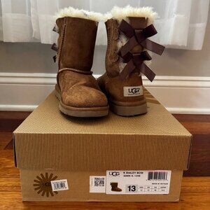 Ugg Kids Bailey Bow Boot - Size 13